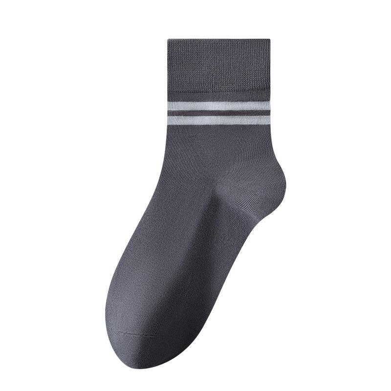 Men's Autumn and Winter Cotton Parallel Bars Anti Pilling Deodorizing Cotton Socks