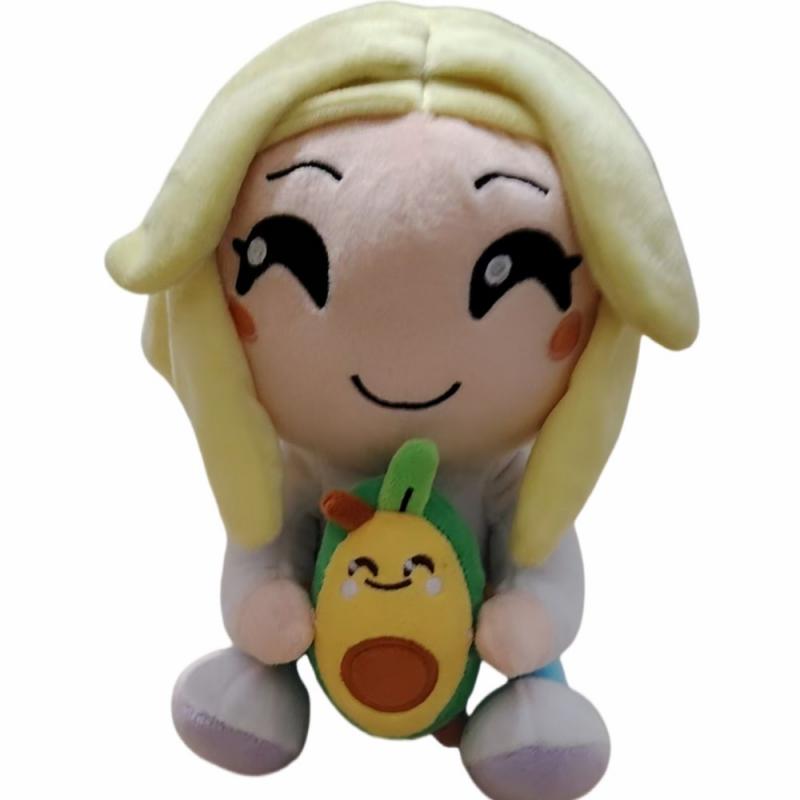 BOSCARE Avocado Playz Plush Toy, 10" Soft Cute Stuffed Doll, Huggable Music Playz Plush for Fans, Halloween Decoration Indoors