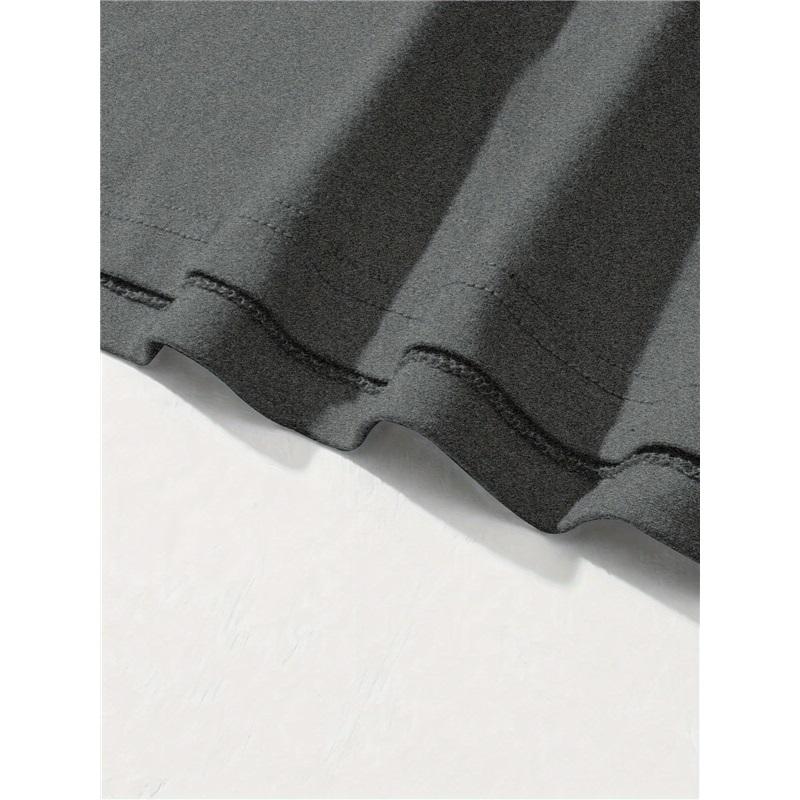 European And American Summer New Men's Fashion Casual Commuter All-match Round Neck Printed Short-sleeved T-shirt