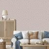 Checkerboard wallpaper light gray and orange 50x1000