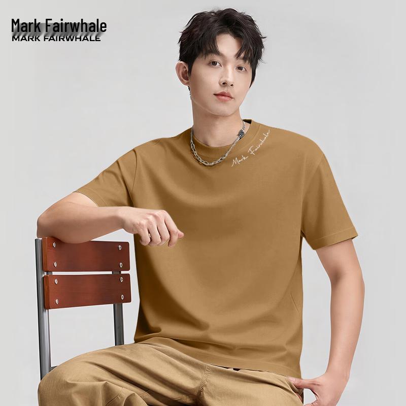 MARK FAIRWHALE Men s Heavyweight Cotton Short Sleeve T-shirt L 2590₽