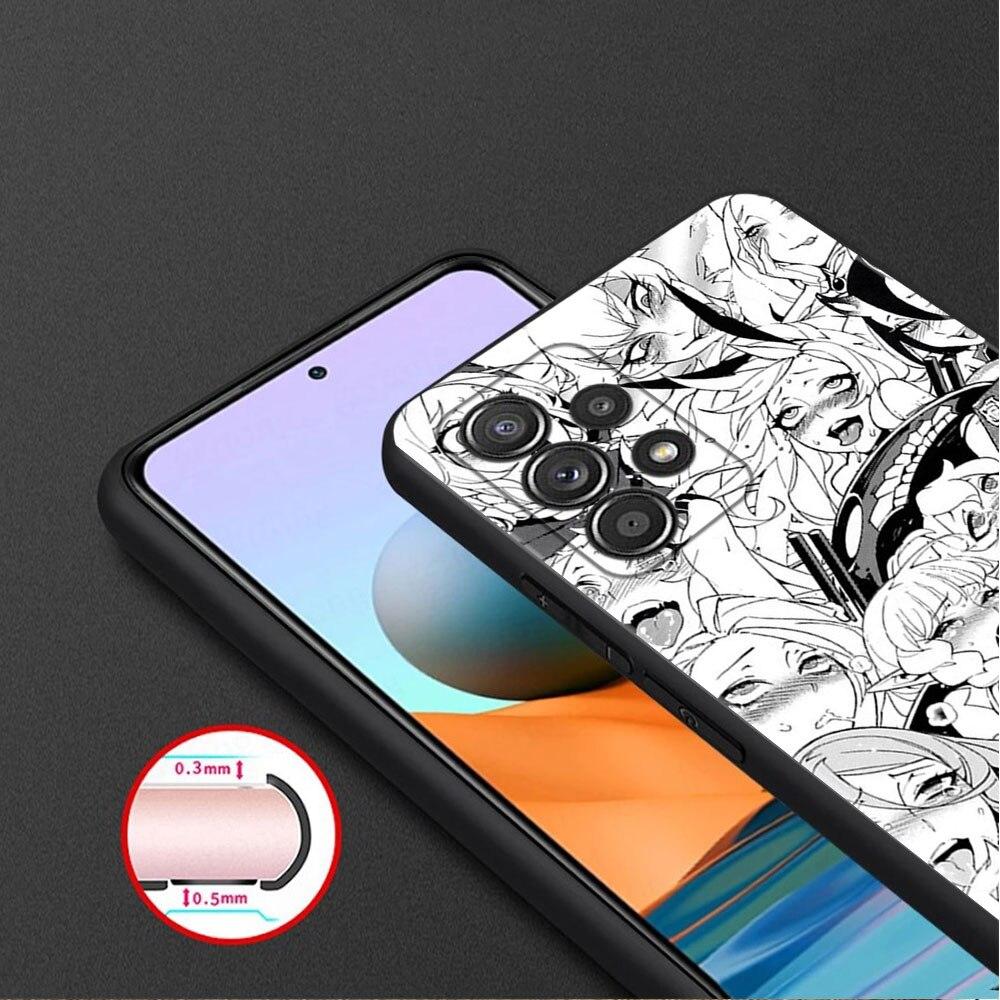 Móda anime dívky pro Samsung Galaxy A32 4G A12 A51 A72 A02s A21s A71 A52 A41 A31 A13 A52s 5G A53 A23 A33 A73 Pouzdro na telefon