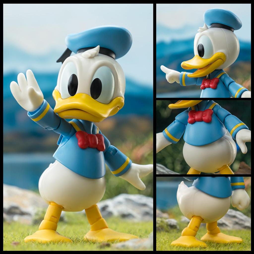 52TOYS Series MICKEY AND FRIENDS Super Articulated Action PVC Perfect Gift for Donald Duck Fans 3.75' "DONALD DUCK" 3.75-inch (approximately 10cm)