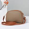 PU Leather Niche Shoulder Bag Solid Color Simple Square Bag Ins Small Crossbody Bag  Outdoor