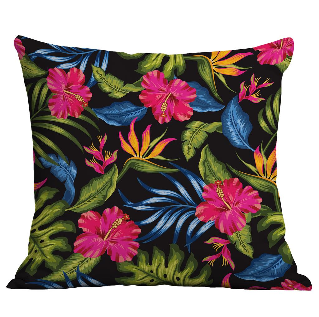 Νέα Πράσινα Φυτά, Τροπικά Φυτά, Μαξιλάρι Τυπωμένο Υψηλής Ευκρίνειας, Κάλυμμα Μαξιλαριού Καναπέ Σπιτιού