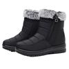 Warm Winter Boots for Women,Slip-Resistant Plush Lined Snow Ankle Boots,Comfortable Mid-Calf Thermal Booties for Mother Older Adults