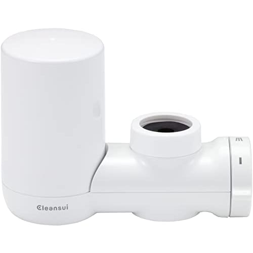 Cleansui MONO Series Faucet-Mount Water Purifier (MD111-WT) with One Cartridge, Removes PFOS/PFOA and Fluorocarbon Compounds