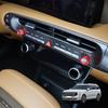 For Hyundai Palisade LX3 2026 2PCS Aluminum Central Drive Switch Volume Control Knob Ring Cover Trim Interior Parts