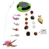 19Pcs Cat Mouse Catching Toys Pet Cat Toy Set Cat Scratching Mouse Plate Toy Funny Cat Stick Cat Toys