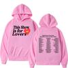 Niall Horan The Show Live On Tour Men's Hoodie Casual High-quality Fashion Album Printed Hoodie
