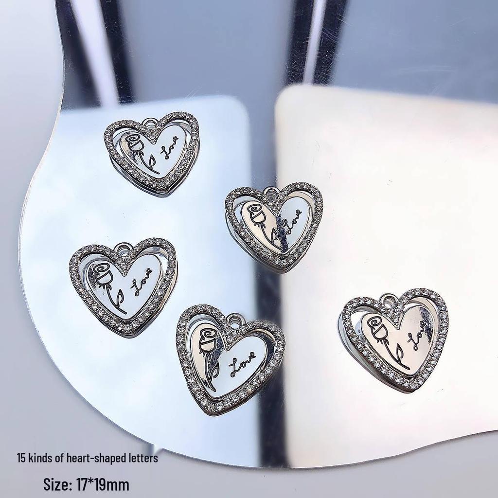 Cherry Moon Alloy Pendant Beaded Necklace & Bracelet DIY Kit