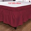 Elastic Bed Skirt Polyester Bed Side Skirt Accessories Bed Ruffles  Bedroom