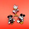Classic Mickey & Minnie Mouse Brooch - Cute Alloy Anime Pin Badge
