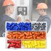 220Pcs Electrical Wire Connectors Screw Terminals Insulating Insert Twist Wire Connectors Caps for Quick Connection
