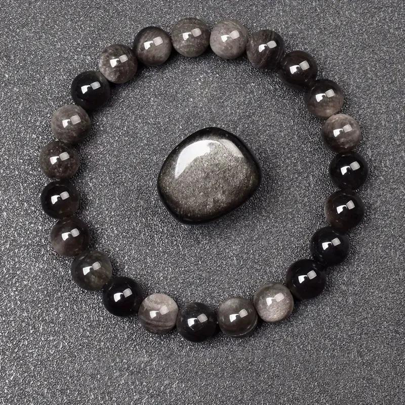 Amethyst Sunstone Lapis Lazuli Tiger Eye Handmade Agate Crystal Green Dongling Bracelet