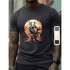 Samurai 3D Gedruckte Herren T-Shirts Modetrend Rundhalsausschnitt Soldat Muster T-Shirt Coole Streetwear Harajuku Hip Hop Übergroße T-Shirts