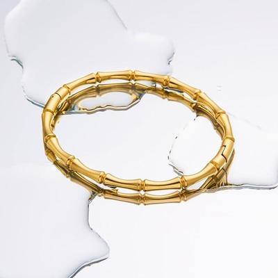 Stainless Steel Bracelet for Women | Stylish Gold Bangle | One Size Fashion Wrist Band | Elegant Jewellery Gift for Girls & Ladies