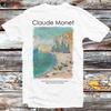Claude Monet Etretat Der Strand und die Falaise dAmont T-Shirt B1362