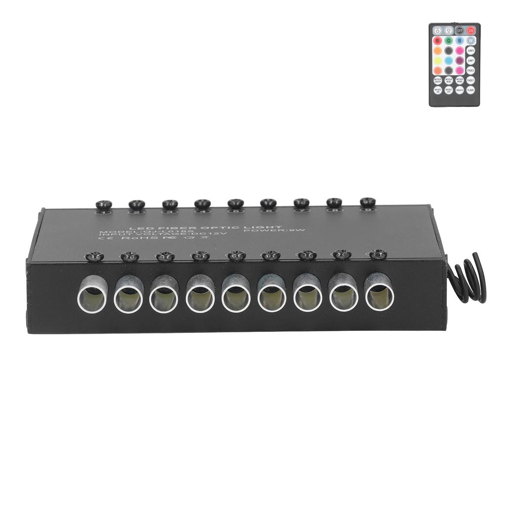LED Lichtleiter Bluetooth APP Fernbedienung 18 Löcher Einzelkopf Lichtleiter Sternenhimmel