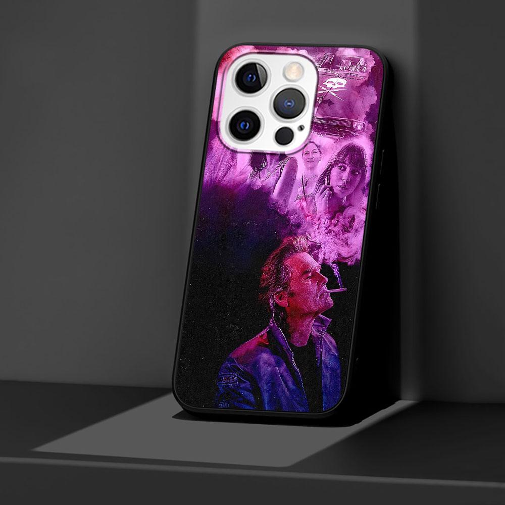 Movie Drive Ryan Gosling Art Case for Apple iPhone 14 11 16 Plus X XS 13 12 Mini XR 15 Pro Max Silicone Black Soft Phone Cover