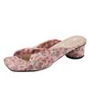 Fashion New Summer Fashion Wedges Heel Flip Flop Concise Round Clip Toe Women Slippers Elegant Dress Slide Shoes