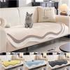 1PC Nordic Chenille Sofa Mat for Living Room Sofa Slipcover with Plush Edge Non-slip Pets Kids Couch Seat Pads Home Decor