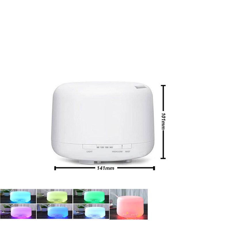 500ML Ultrasonic Air Humidifier & Aroma Diffuser - Muji Style, USB, Large Capacity