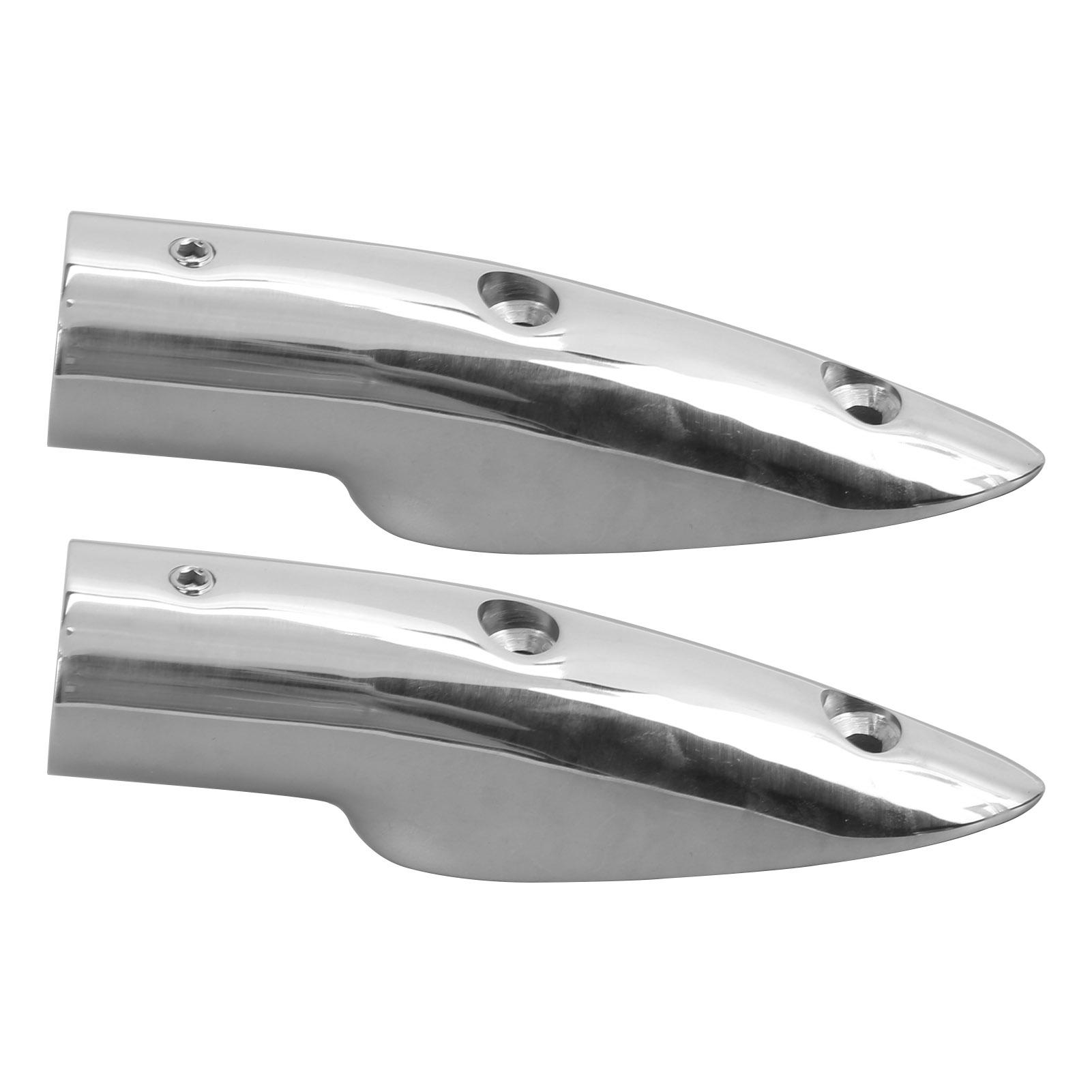 

2pcs 7 8in Handrail End 316 Stainless Steel Anti Corrosion Accessory for Marine Boat