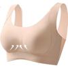 Tingmei Base Sutiã Invisível Feminino Push-Up Levanta Anti-Queda Sem Costura Sem Aro