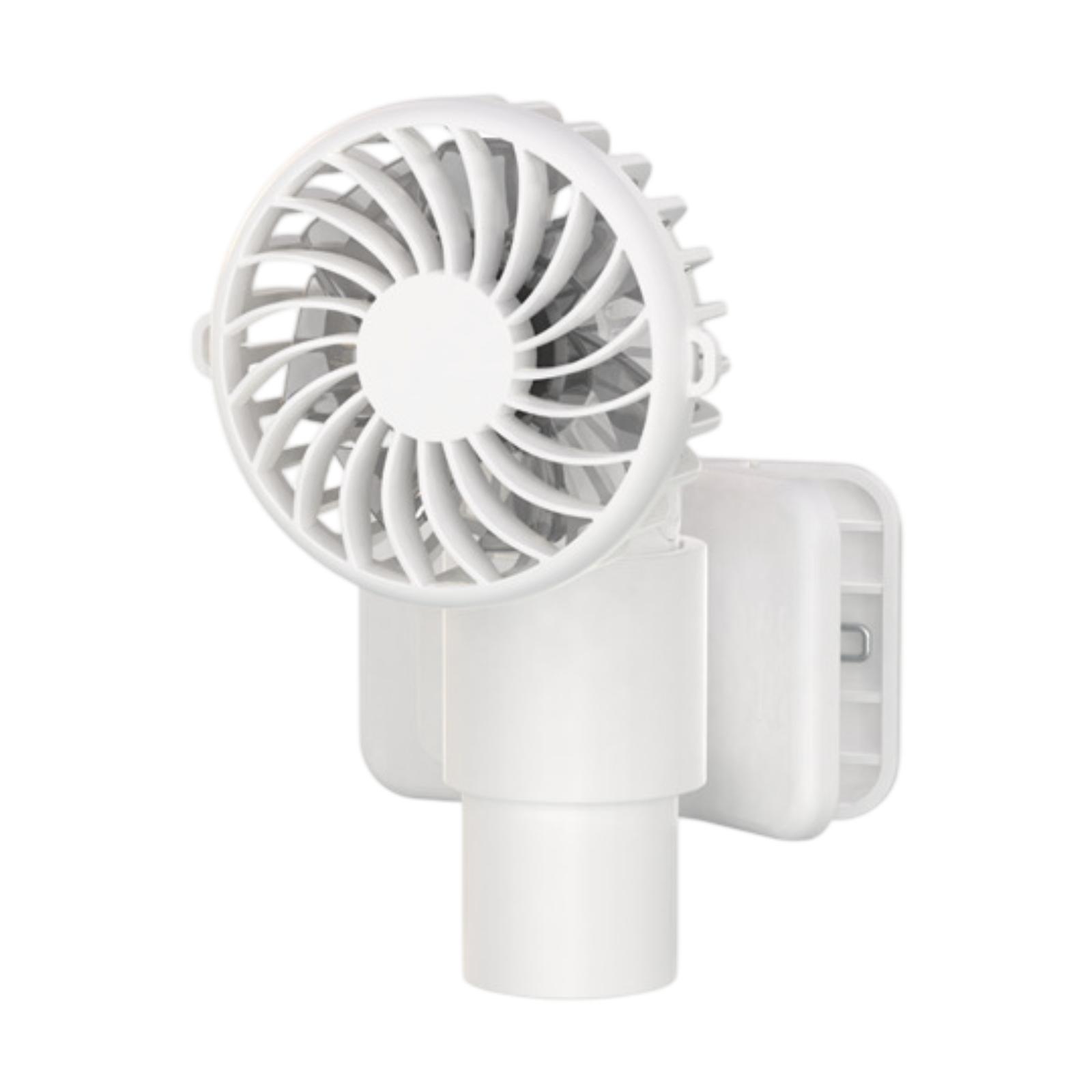 Clip on Fan Portable Personal Fan with Detachable Base for Desk Use And Outdoor Activities белый