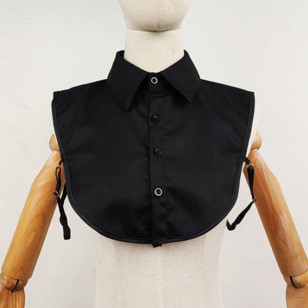Fashion Cotton Fake Collar Adjustable Straps False Blouse Collar Detachable Collar  Women Men