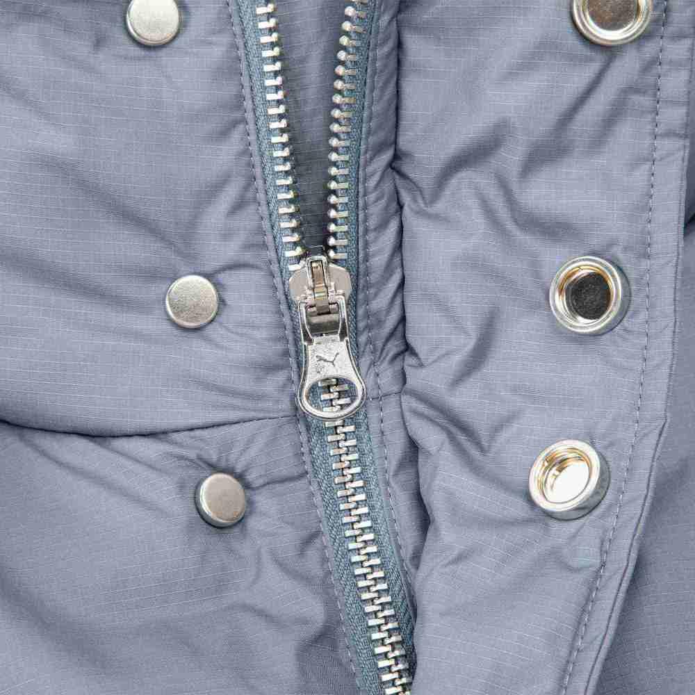 Puma X Kōzanji FW23 Metallic Logo Zippered High Collar Vest Unisex Vests Gray 622608-92