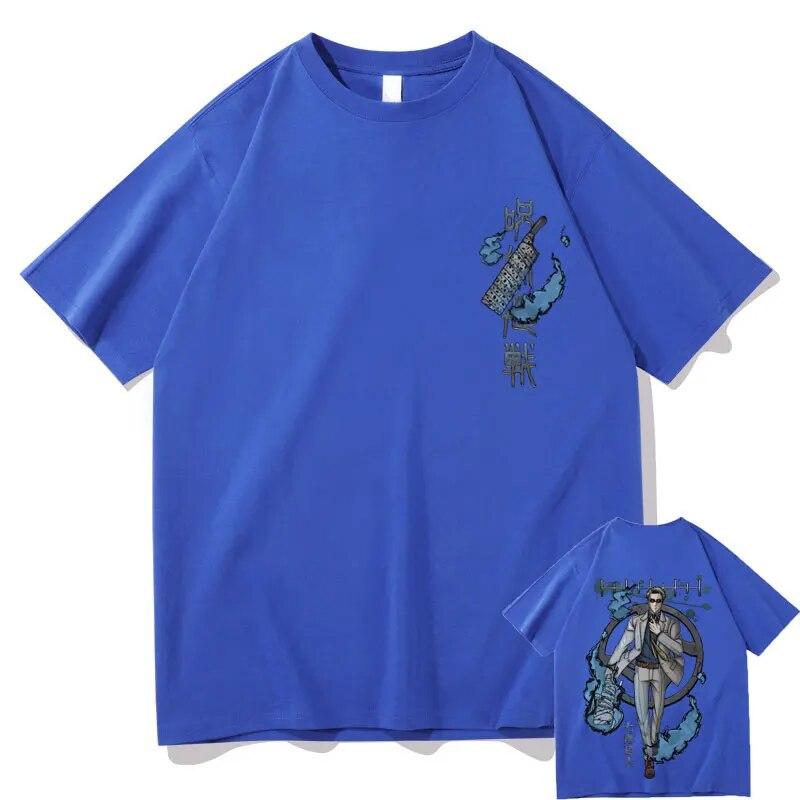 Japanese Anime Jujutsu Kaisen Nanami Kento Graphic Tshirt Unisex Vintage Manga T-shirt Short Sleeve Unisex Hip Hop Oversized Tees