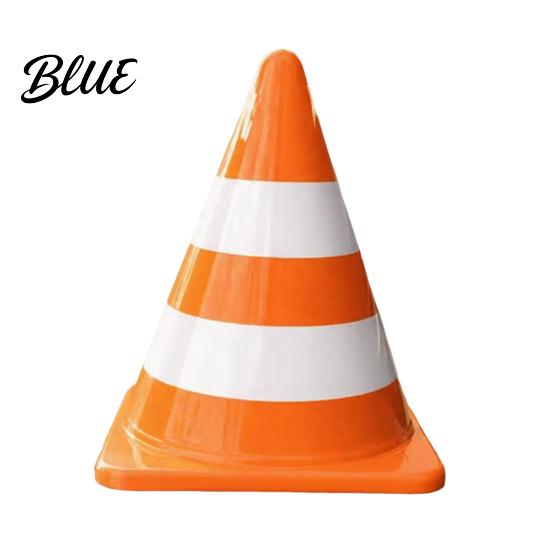 Off Road Vehicle Accessories Traffic Cone Trailer Hitch Cover Funny Cone-Shaped Towing Ball Cap Universal Cap UV-Resistant Protective Cover