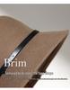 2025 Women's British Retro Wool Felt Hat: Autumn/Winter Fashion Belted Bucket Hat