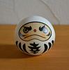Usaburo Kokeshi Happy Daruma Vyrobeno z přírodního dřeva Figurine [Kokeshi White], Japonsko,