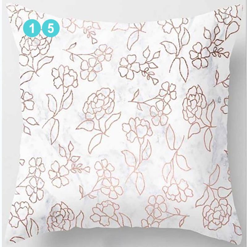 Luxurious Gold Pattern Jeanette Cloth Cushion Cover For Stylish Home Decor