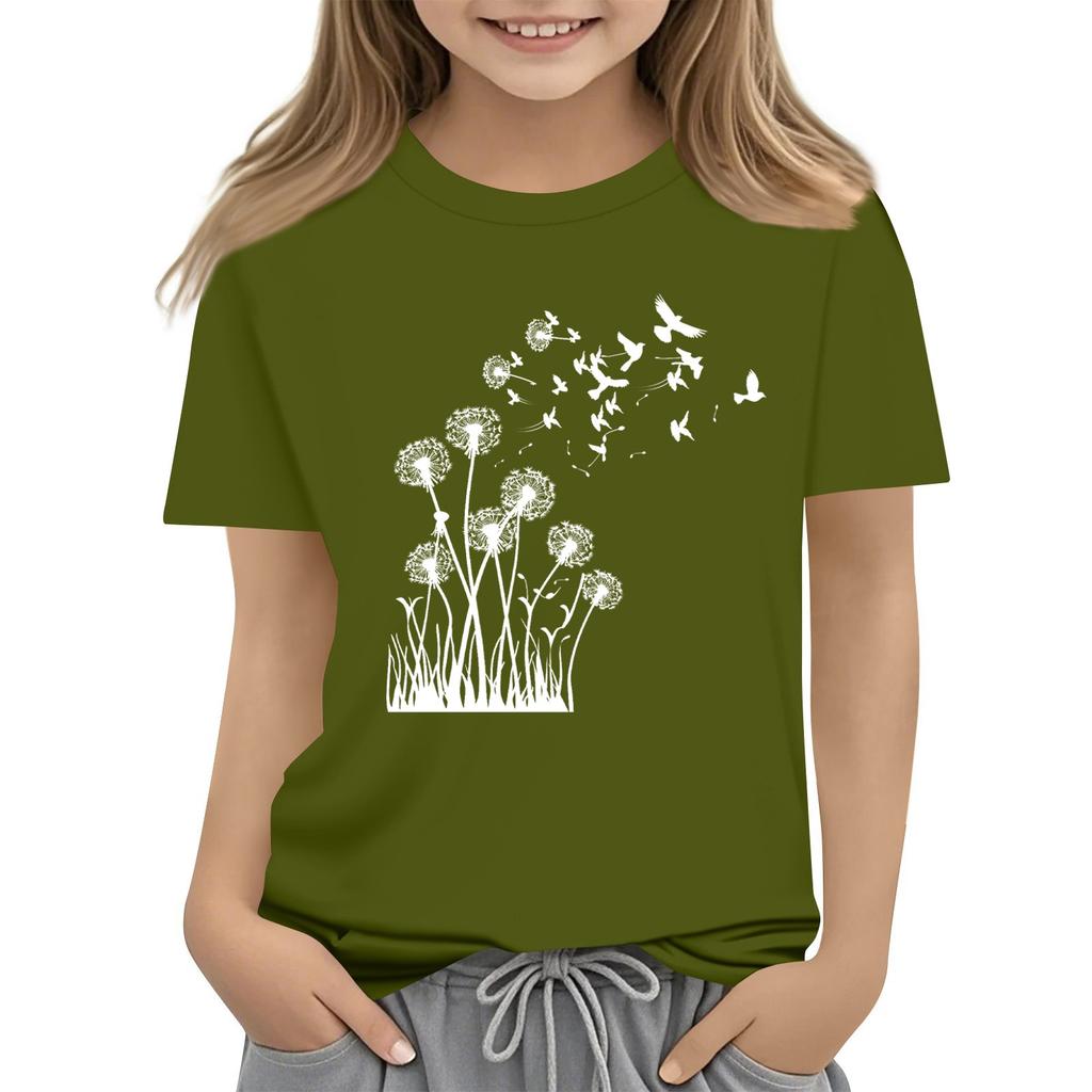 Letní dětské tričko s krátkým rukávem a krátkým rukávem s potiskem Top Base