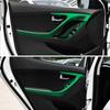 For Hyundai Elantra MD 2012-2016 Interior Central Control Panel Door Handle Carbon Fiber Stickers Decals Car Styling Accessorie