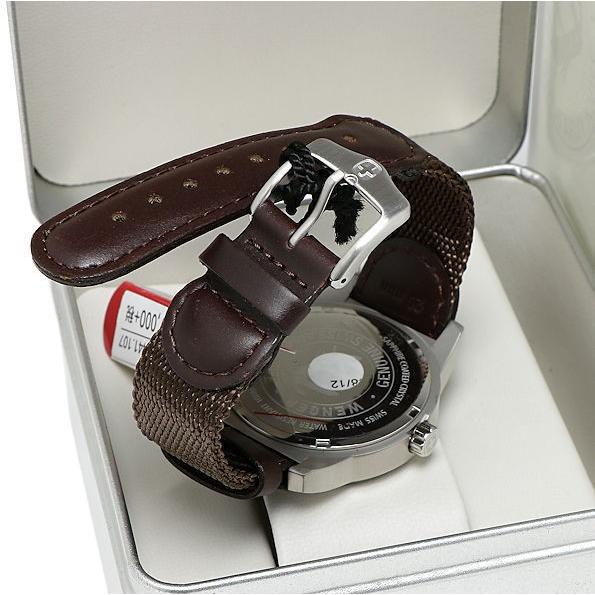 Open Box Wenger Field Classic 01.0441.107 – Men’s Analog Brown Dial Quartz Watch