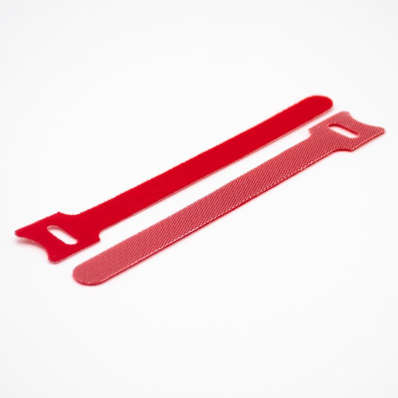 In-Stock Colored Nylon Hook & Loop Cable Ties: Self-Adhesive, Back-to-Back Cable Management Straps
