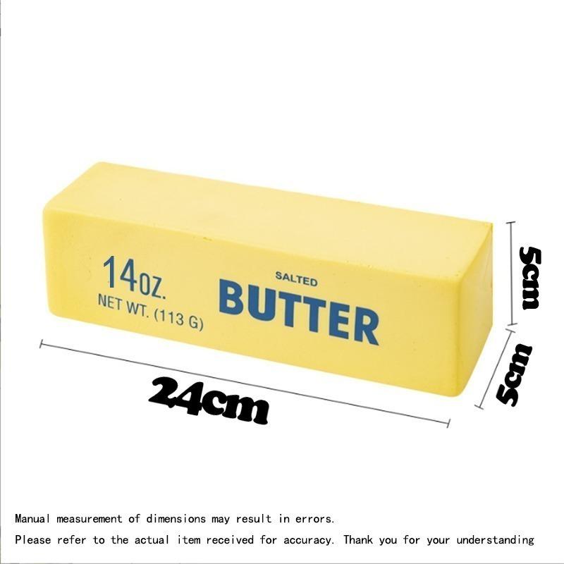 Realistic 14Oz Big Size Butter Stick Chocolate Slow Rising Squishy Toy Slow Rebound Stress Relief Squeeze Sensory Fidget Toy