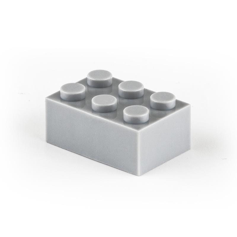 Non-Toxic 10Pcs Building Blocks Diy Thick 2X4 Dots 16Color Bricks Size Compatible With 3002 Kids Toys Educational For Children