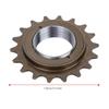 18 Teeth Bike Freewheel Steel 7.8cm Diameter Single Speed Freewheel Easy Installation Fixed Gear Freewheel Bicycle Accessory