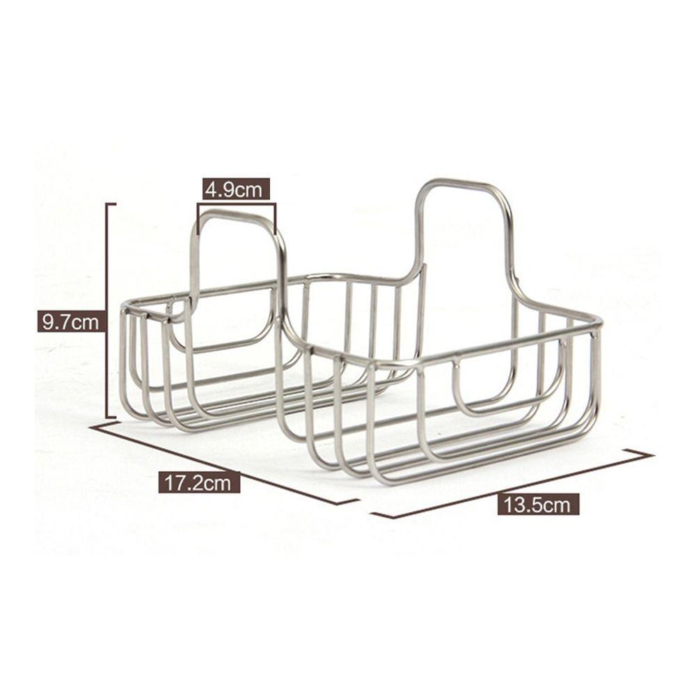 Double Sides Hanging Storage Rack Hanging Design Sponge Holder Rack Over The Sink