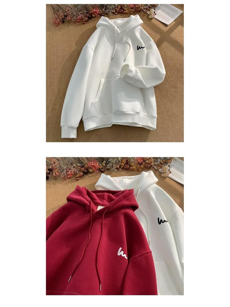 Men's Heavyweight Loose Fit Hoodie - Autumn/Winter 2024 American Style Sweatshirt Jacket, 250g