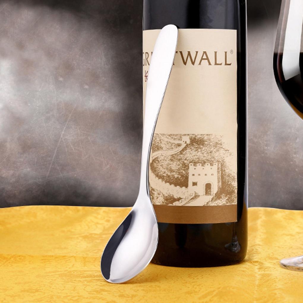 Kitchenware, Cooking Utensils, Stainless Steel Dessert Spoons, Flatware Spoons