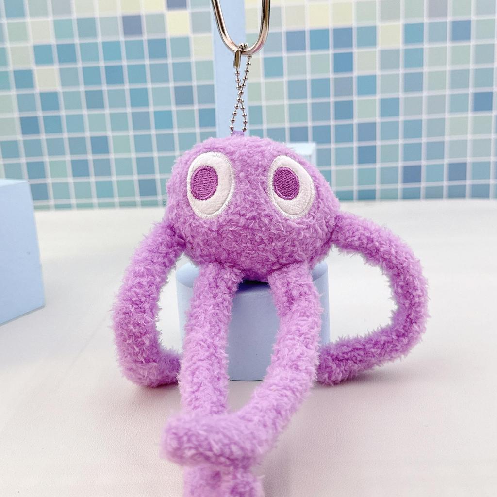 Portachiavi Peluche Bambola Mostro Occhi Grandi