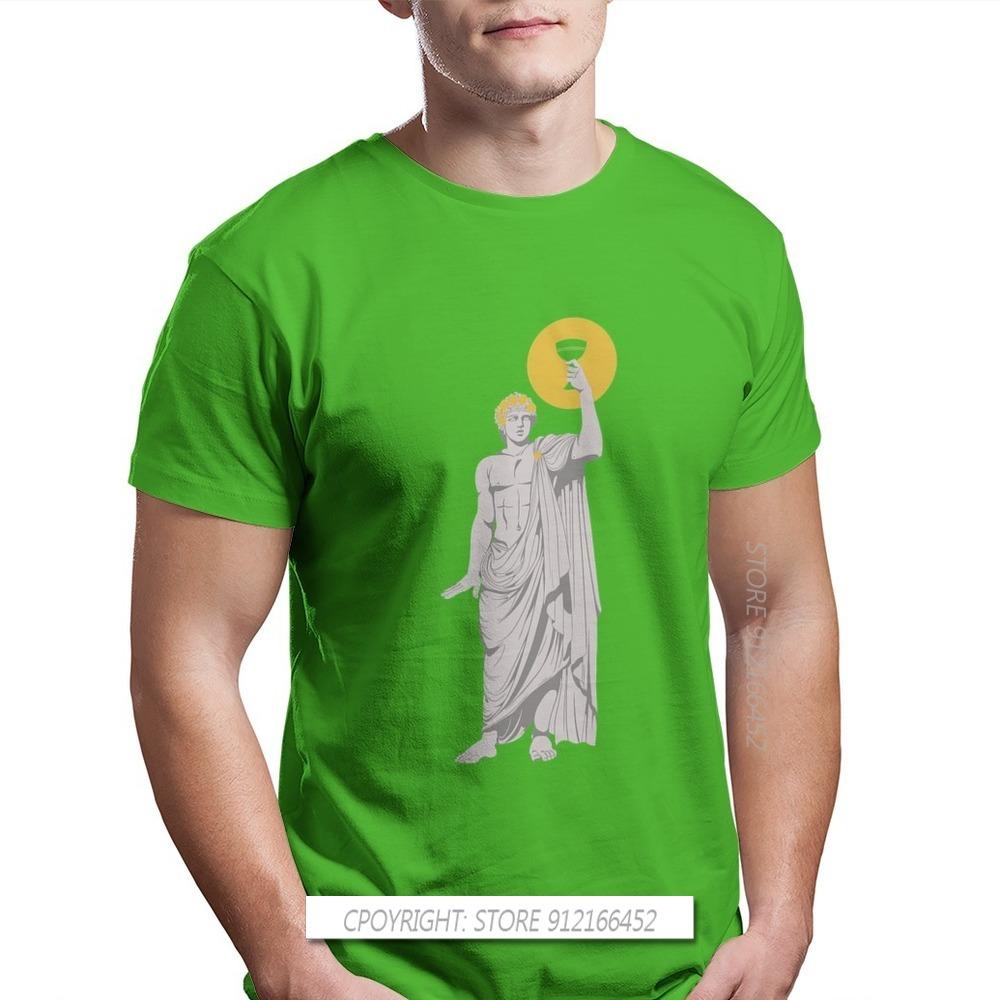 Dionysus Print 100% Cotton Fashion T Shirts Greek Mythology Ares Ancient Folklore Men Graphic Tops