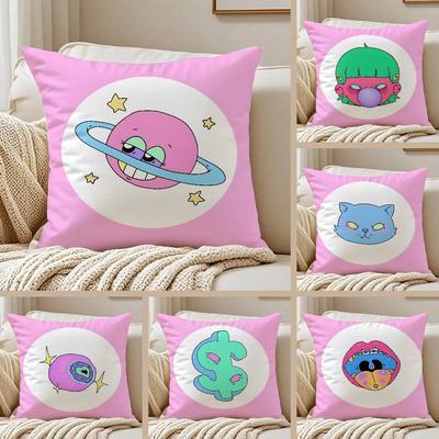 INS Trendy and Sexy Pillow Case Sofa and Living Room Decorative Cushion Covers Dust-proof and Mite-proof Invisible Zipper
